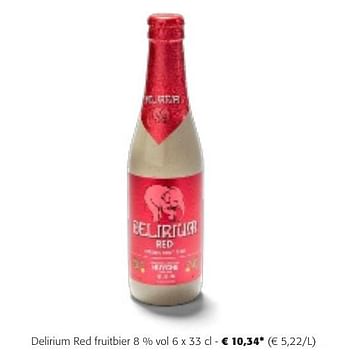 Promotions Delirium red fruitbier - Delirium - Valide de 24/04/2024 à 07/05/2024 chez Colruyt