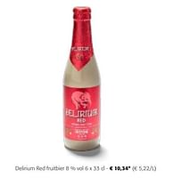 Promoties Delirium red fruitbier - Delirium - Geldig van 24/04/2024 tot 07/05/2024 bij Colruyt