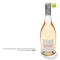 Domaine royal de jarras `tête de cuvée` gris de gris 2023 i.g.p. sable de camargue-Rosé wijnen