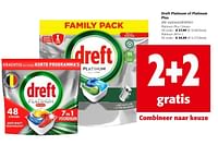 Promoties Dreft platinum of platinum plus alle vaatwastabletten - Huismerk - Colruyt - Geldig van 24/04/2024 tot 07/05/2024 bij Colruyt