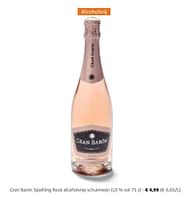 Promoties Gran barón sparkling rosé alcoholvrije schuimwijn - Schuimwijnen - Geldig van 24/04/2024 tot 07/05/2024 bij Colruyt