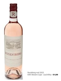 Roodeberg rosé 2023 kwv western cape-Rosé wijnen