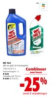 Promoties Wc net alle wc-gels of ontstoppers - WC Net - Geldig van 24/04/2024 tot 07/05/2024 bij Colruyt