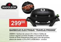 Promotions Barbecue electrique travelq pro285e - Napoleon - Valide de 25/04/2024 à 19/05/2024 chez HandyHome