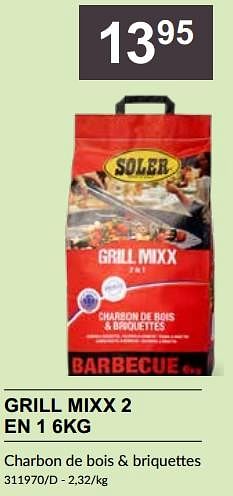 Promoties Grill mixx 2 en 1 - Soler - Geldig van 25/04/2024 tot 19/05/2024 bij HandyHome