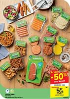 Promoties Vegan carrefour gehakt natuur - Huismerk - Carrefour  - Geldig van 30/04/2024 tot 06/05/2024 bij Carrefour
