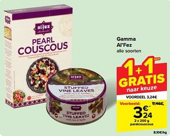 Promotions Parelcouscous - Al'fez - Valide de 30/04/2024 à 06/05/2024 chez Carrefour
