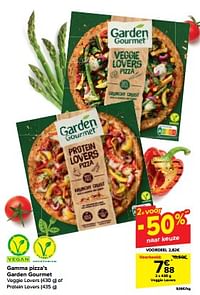 Pizza’s veggie lovers-Garden Gourmet