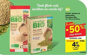 Promotions Quinoa - Produit maison - Carrefour  - Valide de 30/04/2024 à 06/05/2024 chez Carrefour