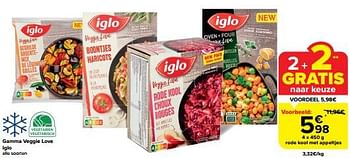Promotions Rode kool met appeltjes - Iglo - Valide de 30/04/2024 à 07/05/2024 chez Carrefour