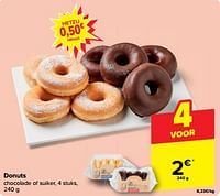 Promoties Donuts - Huismerk - Carrefour  - Geldig van 30/04/2024 tot 07/05/2024 bij Carrefour