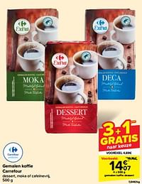 Gemalen koffie dessert-Huismerk - Carrefour 