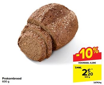 Promoties Prokornbrood - Huismerk - Carrefour  - Geldig van 30/04/2024 tot 07/05/2024 bij Carrefour