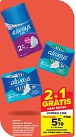 Promoties Maandverband ultra day + night maat 3 always - Always - Geldig van 30/04/2024 tot 07/05/2024 bij Carrefour