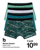 Promoties Heren boxer - Huismerk - Zeeman  - Geldig van 27/04/2024 tot 03/05/2024 bij Zeeman