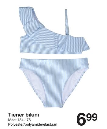 Promotions Tiener bikini - Produit maison - Zeeman  - Valide de 27/04/2024 à 03/05/2024 chez Zeeman
