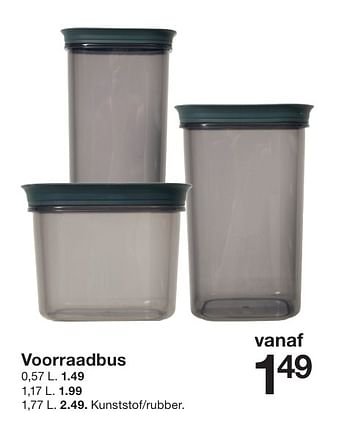 Promotions Voorraadbus - Produit maison - Zeeman  - Valide de 27/04/2024 à 03/05/2024 chez Zeeman