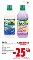 Promotions Carolin tous les nettoyants sol - Carolin - Valide de 24/04/2024 à 07/05/2024 chez Colruyt