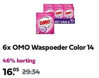 Promoties Omo waspoeder color - Omo - Geldig van 28/04/2024 tot 05/05/2024 bij Plein
