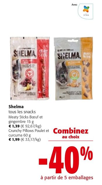 Promoties Shelma tous les snacks - Shelma - Geldig van 24/04/2024 tot 07/05/2024 bij Colruyt
