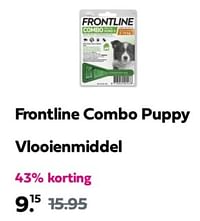Frontline combo puppy vlooienmiddel!l-Frontline