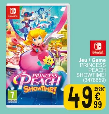 Promoties Jeu-game princess peach showtime! - Nintendo - Geldig van 30/04/2024 tot 13/05/2024 bij Cora