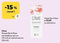 Promoties Cîme kissed by a rose herstellend serum - Cime - Geldig van 24/04/2024 tot 21/05/2024 bij Bioplanet
