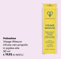 Habeebee visage waouw infusie van propolis in jojoba-olie-Habeebee