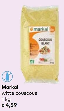 Promotions Markal witte couscous - Markal - Valide de 24/04/2024 à 21/05/2024 chez Bioplanet