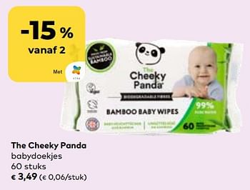Promoties The cheeky panda babydoekjes - The Cheeky Panda  - Geldig van 24/04/2024 tot 21/05/2024 bij Bioplanet