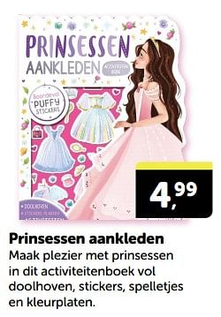 Promoties Prinsessen aankleden - Huismerk - Boekenvoordeel - Geldig van 27/04/2024 tot 05/05/2024 bij BoekenVoordeel