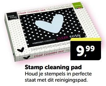 Promoties Stamp cleaning pad - Huismerk - Boekenvoordeel - Geldig van 27/04/2024 tot 05/05/2024 bij BoekenVoordeel