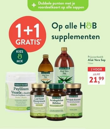 Promoties Aloe vera sap - Huismerk - Holland & Barrett - Geldig van 28/04/2024 tot 05/05/2024 bij Holland & Barret