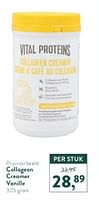 Promoties Collageen creamer vanille - Vital Proteins  - Geldig van 28/04/2024 tot 05/05/2024 bij Holland & Barret