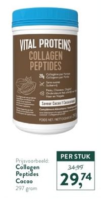 Collagen peptides cacao-Vital Proteins 