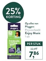 Promoties Enjoy music - Pluggerz - Geldig van 28/04/2024 tot 05/05/2024 bij Holland & Barret