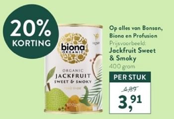 Promoties Jackfruit sweet + smoky - Huismerk - Holland & Barrett - Geldig van 28/04/2024 tot 05/05/2024 bij Holland & Barret