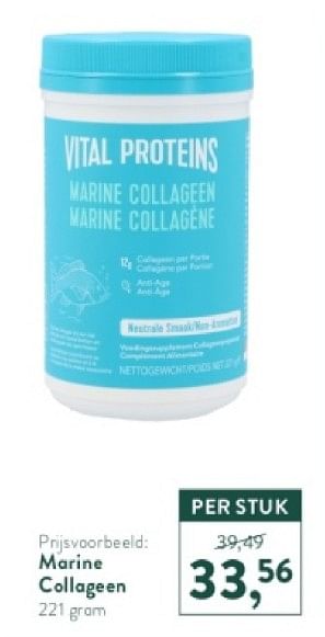 Promoties Marine collageen - Vital Proteins  - Geldig van 28/04/2024 tot 05/05/2024 bij Holland & Barret