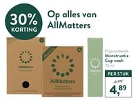 Promoties Menstruatie cup wash - AllMatters - Geldig van 28/04/2024 tot 05/05/2024 bij Holland & Barret
