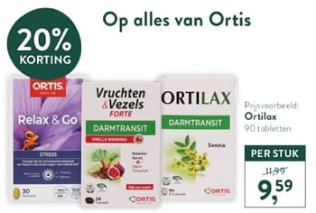 Promotions Ortilax - Ortis - Valide de 28/04/2024 à 05/05/2024 chez Holland & Barret