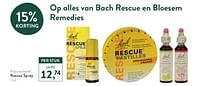 Promoties Rescue spray - Bach Rescue - Geldig van 28/04/2024 tot 05/05/2024 bij Holland & Barret