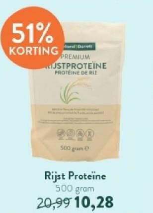 Promotions Rijst proteine - Produit maison - Holland & Barrett - Valide de 28/04/2024 à 05/05/2024 chez Holland & Barret