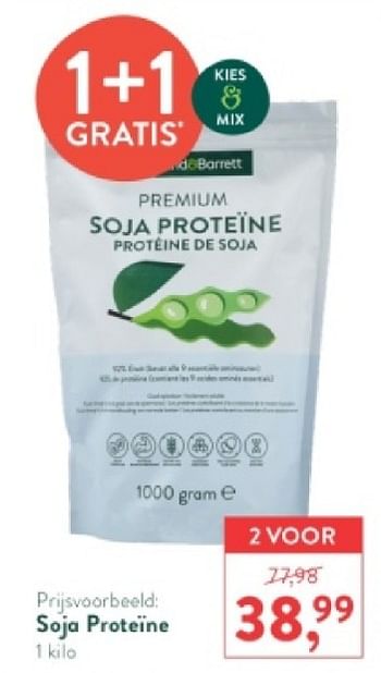 Promotions Soja proteine - Produit maison - Holland & Barrett - Valide de 28/04/2024 à 05/05/2024 chez Holland & Barret