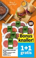 Promoties Ah greenfields beefburgers - Huismerk - Albert Heijn - Geldig van 29/04/2024 tot 05/05/2024 bij Albert Heijn