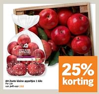 Promoties Ah zoete kleine appeltjes - Huismerk - Albert Heijn - Geldig van 29/04/2024 tot 05/05/2024 bij Albert Heijn