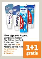 Promoties Colgate max fresh - Colgate - Geldig van 29/04/2024 tot 05/05/2024 bij Albert Heijn
