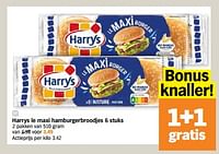 Promoties Harrys le maxi hamburgerbroodjes - Harry's - Geldig van 29/04/2024 tot 05/05/2024 bij Albert Heijn