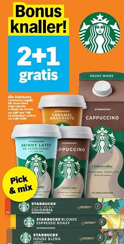 Promoties House blend lungo capsules - Starbucks - Geldig van 29/04/2024 tot 05/05/2024 bij Albert Heijn