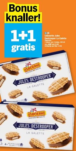 Promotions Ijsboerke jules destrooper la galette - Ijsboerke - Valide de 29/04/2024 à 05/05/2024 chez Albert Heijn