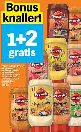 Promoties Mayonaise - Pauwels - Geldig van 29/04/2024 tot 05/05/2024 bij Albert Heijn